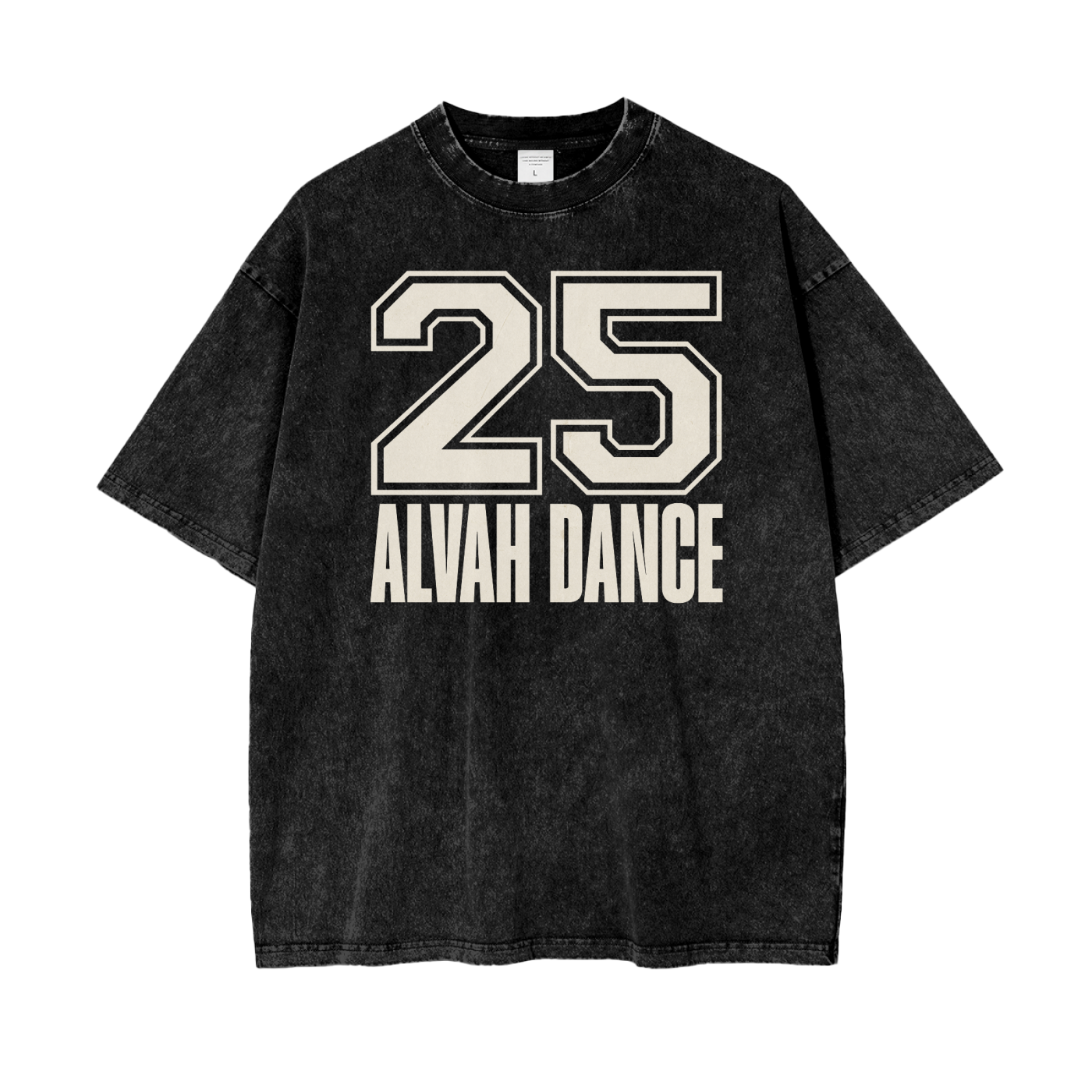 Adult Oversized Acid Wash Tee