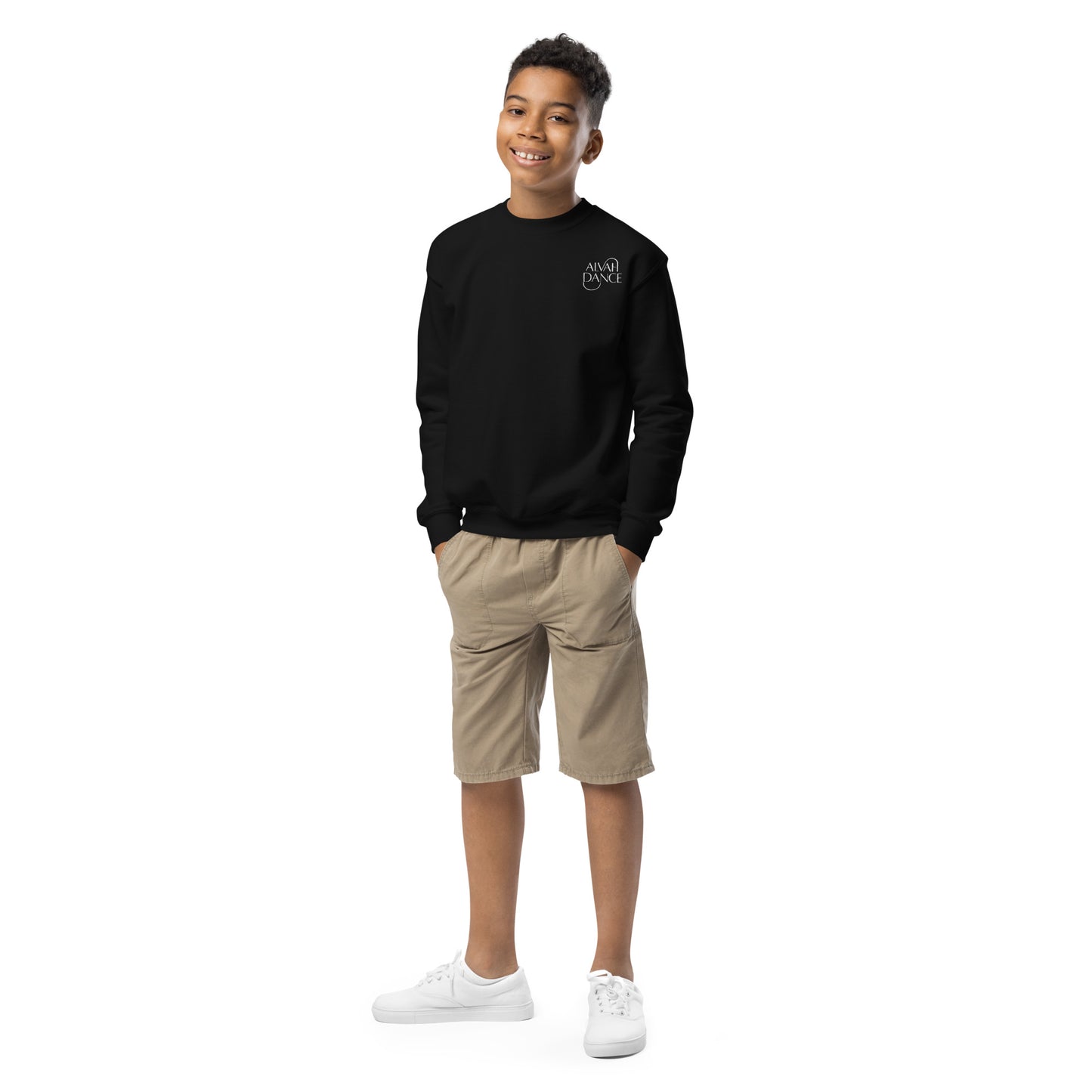 Youth Embroidered "Inspiring Artists" Crewneck