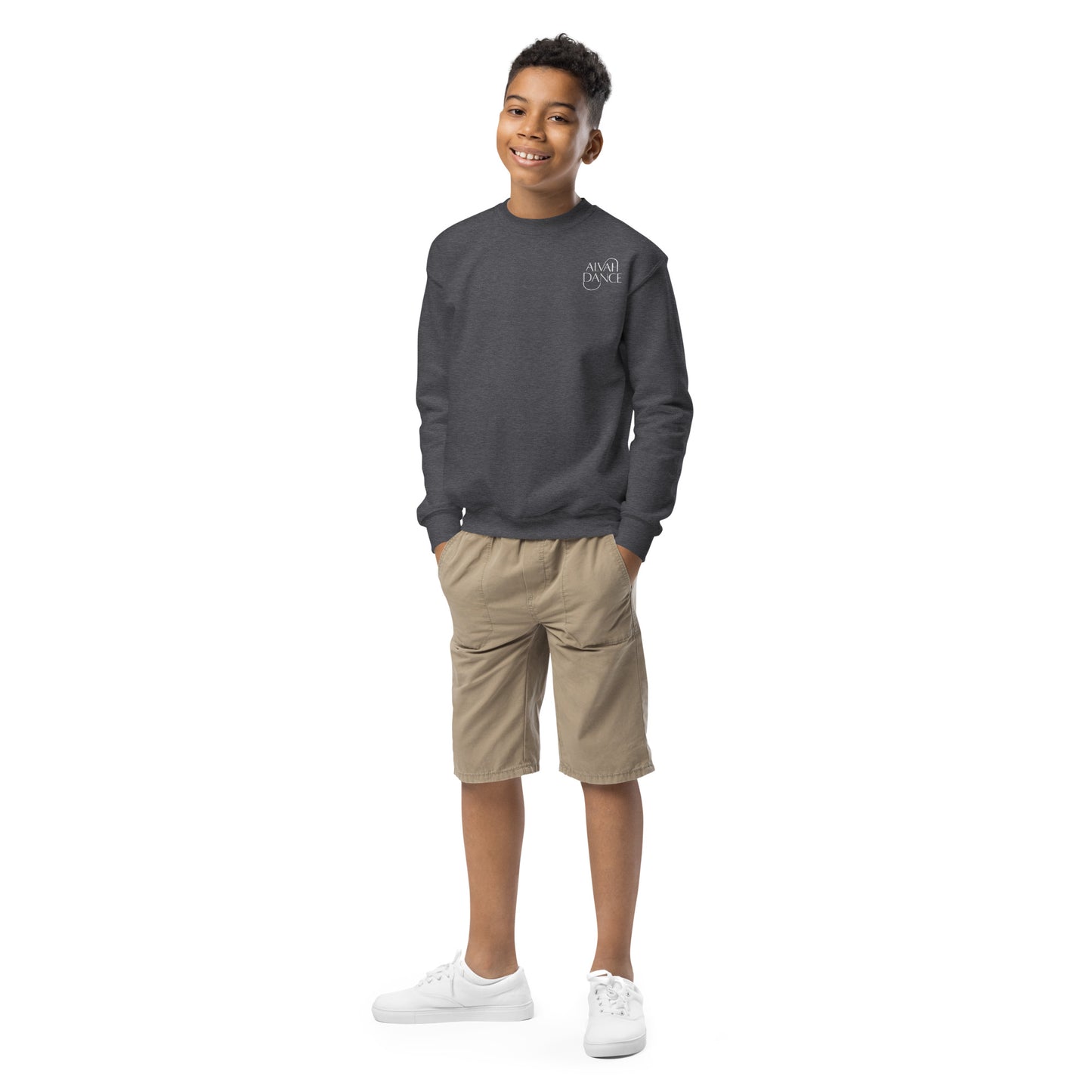 Youth Embroidered "Inspiring Artists" Crewneck