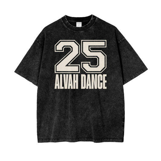 Adult Oversized Acid Wash Tee