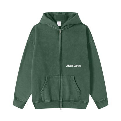 Adult Snow Washed Zip Up