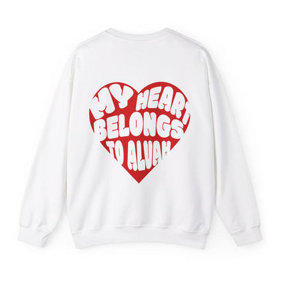 Adult My Heart Belongs to Alvah Crewneck
