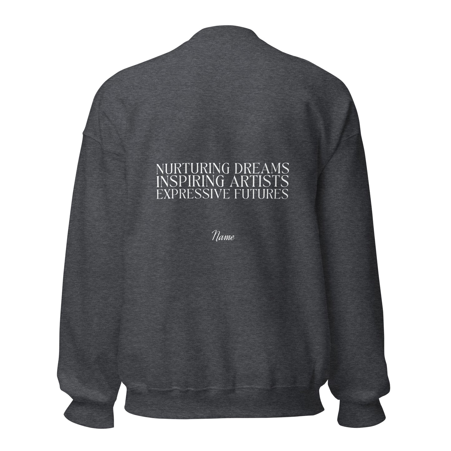 Adult Embroidered "Inspiring Artists" Crewneck