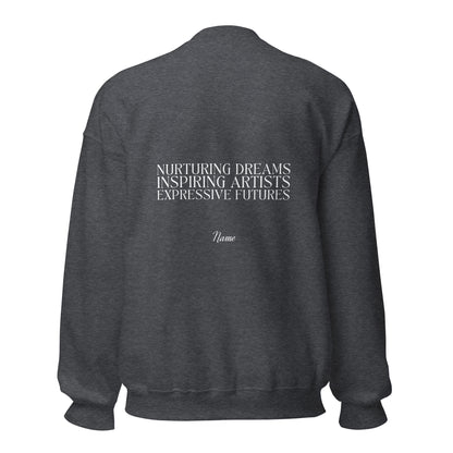 Adult Embroidered "Inspiring Artists" Crewneck