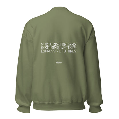 Adult Embroidered "Inspiring Artists" Crewneck