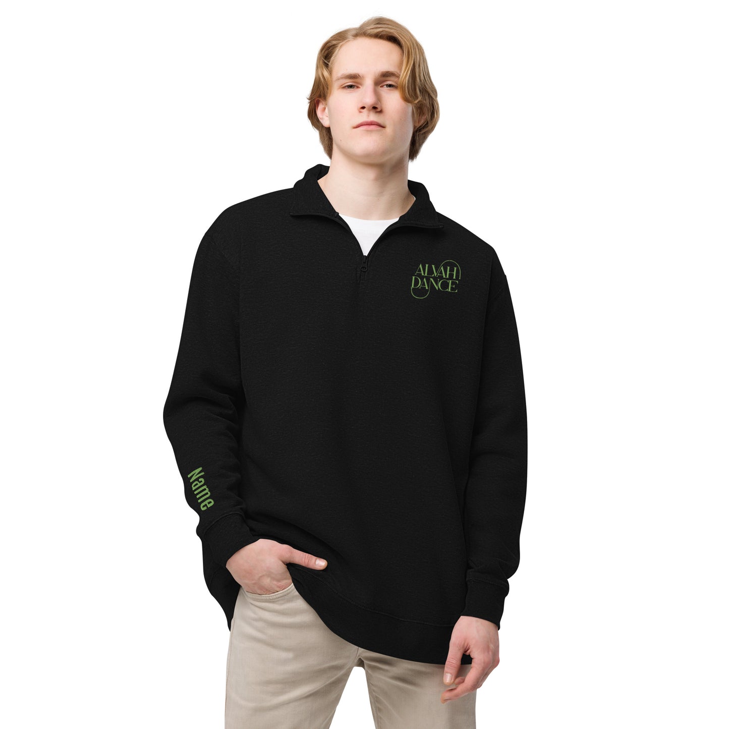 Adult Embroidered 1/4 Zip Pullover