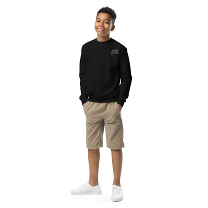 Youth Embroidered "Inspiring Artists" Crewneck