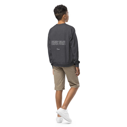 Youth Embroidered "Inspiring Artists" Crewneck